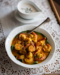 TeaTrails prawn curry